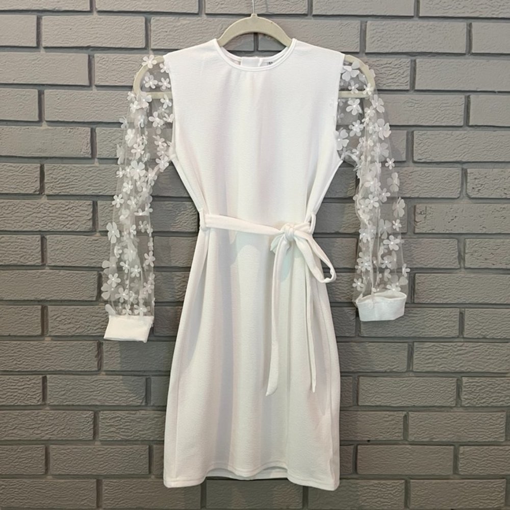 Girl's SHEIN, white dress, size 12